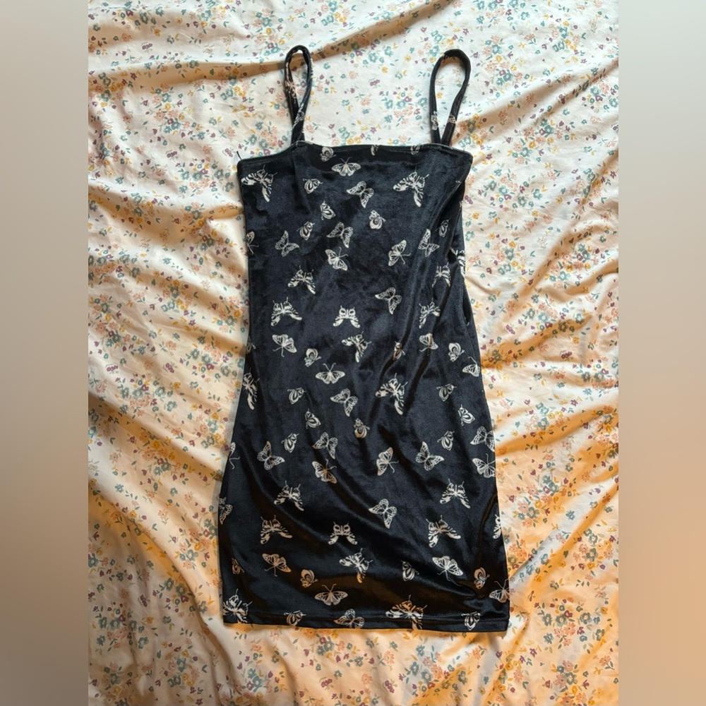 Butterfly mini dress